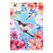 Flowers Hummingbirds Yard Flag 18 Sold By At Home