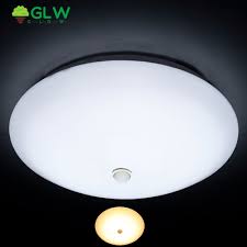 Us 25 02 35 Off Glw Night Lights Luminaire With Motion Sensor Ceiling Surface Mounted 12w 18w Lamparas De Techo Ceiling Lights For Living Room In