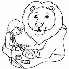 Learn about famous firsts in october with these free october printables. Lion At Veterinarian Coloring Page