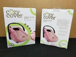 Pink Quilt Cozy Cover Car Seat Carrier