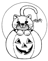 Coloring pages for toddlers halloween