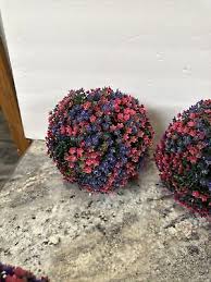 Garden Spheres Pink Purple Flowers Rare