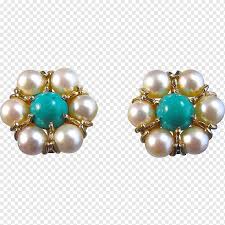 pearl earring turquoise jewellery