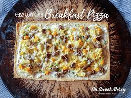 easy low carb breakfast pizza make it