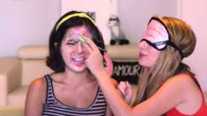 blindfolded makeup challenge feat so