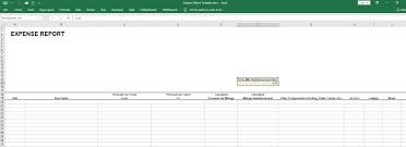 an excel expense report template