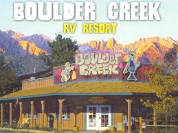 boulder creek rv resort c california