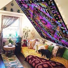 Purple College Room Tie Dye Tapestry