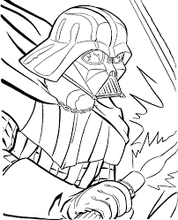 The drawings are simply done so that children can do them without the assistance of adults. Printable Darth Vader Free Coloring Pages