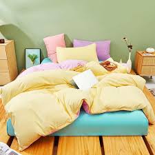 Solid Bedding Sets Cute Quilt Cover