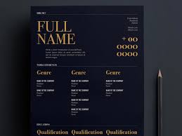 Instantly download one page resume templates, samples & examples in microsoft word (doc), adobe photoshop (psd), adobe indesign (indd & idml). Free One Page Resume Template Dark Color Resumekraft