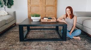 diy coffee table with 2x4 s in 3 hours