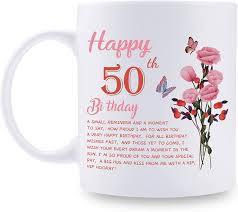 11oz coffee mug 50th birthday gift