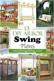 13 Free Diy Arbor Swing Plans To Have