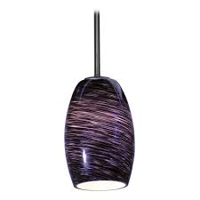 Modern Mini Pendant Light With Purple Glass 28078 1r Orb Pls Destination Lighting