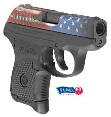 ruger american flag lcp 380acp 6r