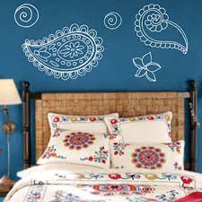 Paisley Flowers Wall Decal Sticker Graphic