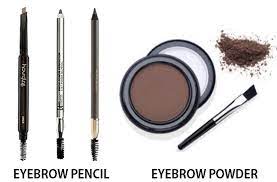 eyebrow pencil powder tutorial