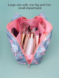 cosmetic bag 1pc flamingo