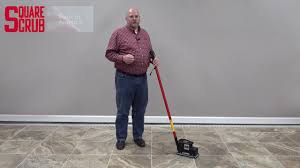 battery powered floor scrubber