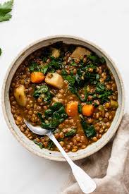vegetarian and vegan lentil stew