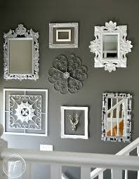 Glitz Gallery Wall With Upcycled Thrift