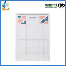 China Dry Erase Whiteboard Monthly Wall