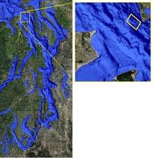 Map Of Puget Sound Left And Admiralty Inlet Right