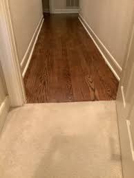 wood tile to wood floor transition