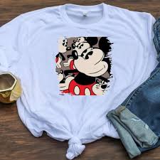 Vintage Mickey Disney Epcot Printed Unisex T Shirt Nwt