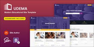 Udema Modern Educational Site Template Free Html