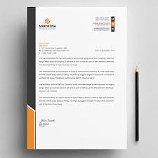 business letterhead design png vector