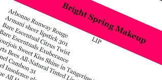 personal color ysis bright spring