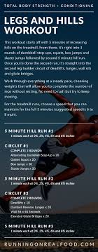 legs and hills workout for the gym