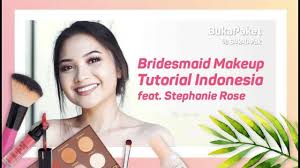 bridesmaid makeup tutorial indonesia