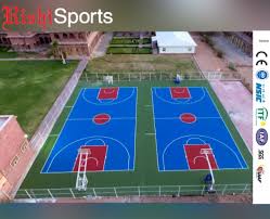 rishi sports portable basketball court