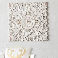 French Country Square Wood Wall Decor