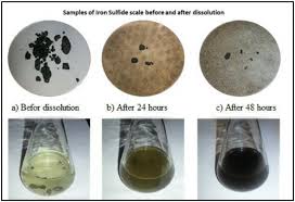 solubility test of pyrite