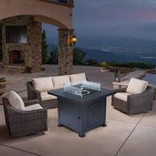 Steel Propane Gas Fire Pit Table