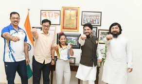 Ministry of Youth Affairs and Sports Mirabai Chanu given a hero&#39;s welcome  on her return to India Chanu&#39;s medal on the opening day has inspired the  entire nation: Sports Minister Shri Anurag Thakur &quot;Mirabai Chanu will  inspire a generation of athletes, even ...