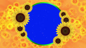 sunflowers wedding frame animation