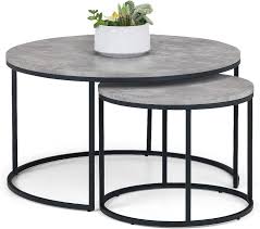 Whether small or large, we have a selection of coffee tables to choose from. Staten Concrete Round Nesting Coffee Table 189 00 Save Up To 41 Off