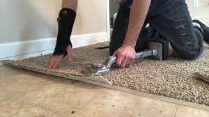 stretch carpet to a transition metal