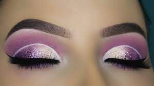 purple glam eye makeup tutorial you