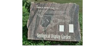 3 photograph of geological garden at