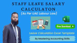 staff leave salary calculations as per