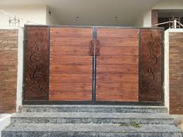 mm craft hpl modern wooden gate for