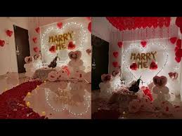romantic room decoration for marriage
