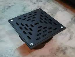 square cast iron parking drain model