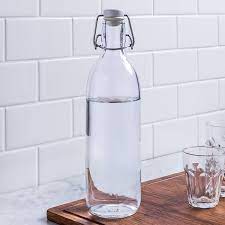 Reusable Glass Water Bottle With Flip